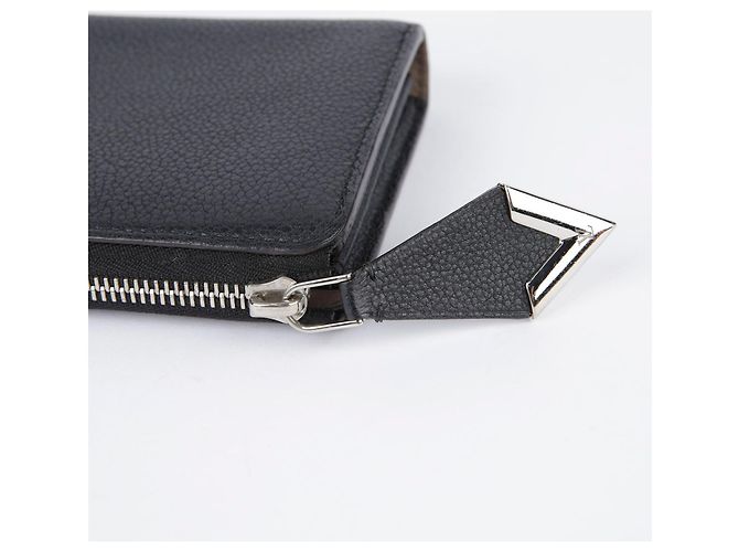 Louis Vuitton Portafoglio lungo Comète in pelle di vitello nera Nero - vista 13