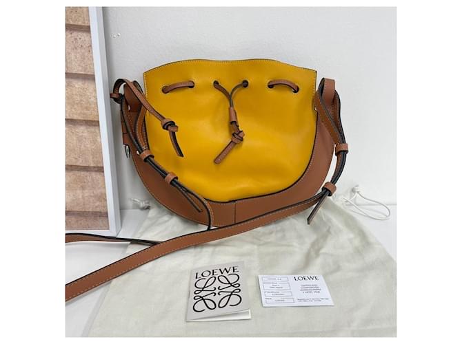 Loewe Borsa a tracolla Horseshoe Marrone - vista 2