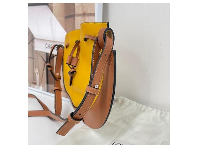 Loewe Borsa a tracolla Horseshoe Marrone - vista 4