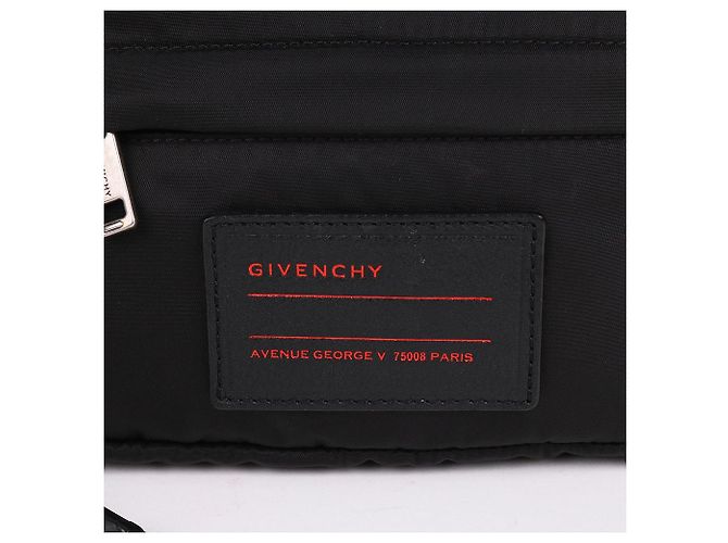 Givenchy Borsa a tracolla in tessuto nero unisex - vista 2