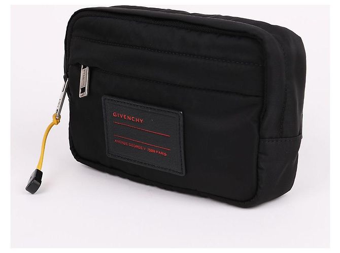Givenchy Borsa a tracolla in tessuto nero unisex - vista 3