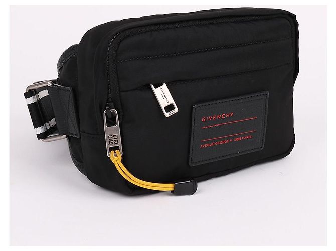 Givenchy Borsa a tracolla in tessuto nero unisex - vista 4