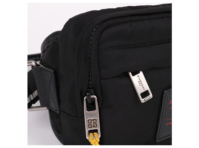 Givenchy Borsa a tracolla in tessuto nero unisex - vista 5