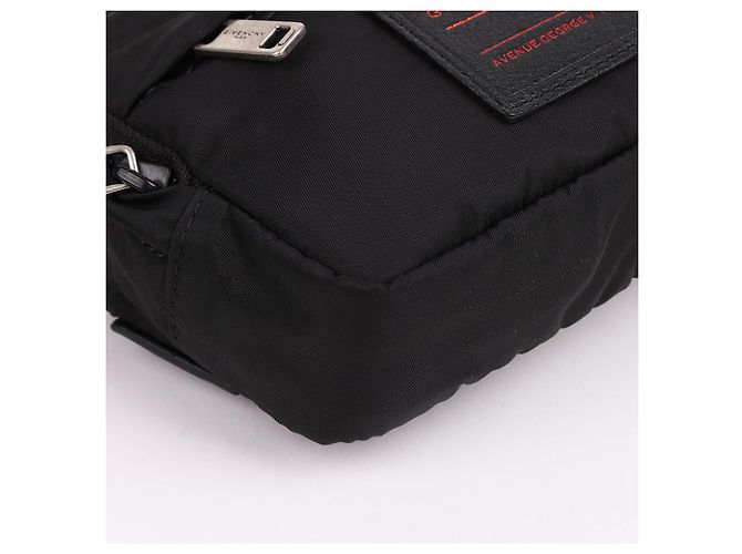 Givenchy Borsa a tracolla in tessuto nero unisex - vista 9