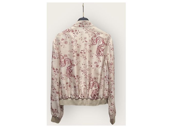 Louis Vuitton Dragon Reversibler Bomber mit Monogramm-Print Weiß - Ansicht 5