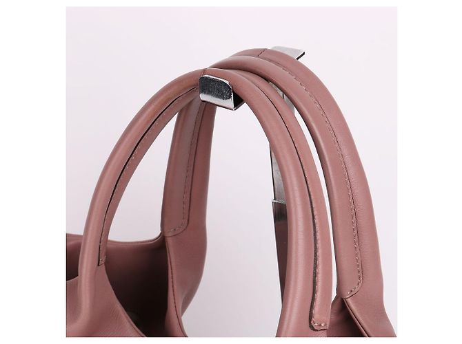 Tod's Große Logo-Tote-Bag aus hellrosa Leder Pink - Ansicht 6