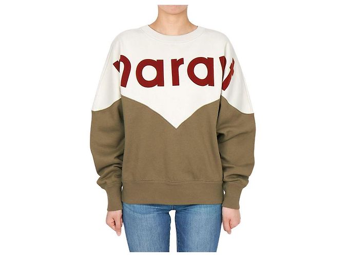 Isabel Marant Houston Fleece-Sweatshirt für Damen ECDK Braun - Ansicht 2