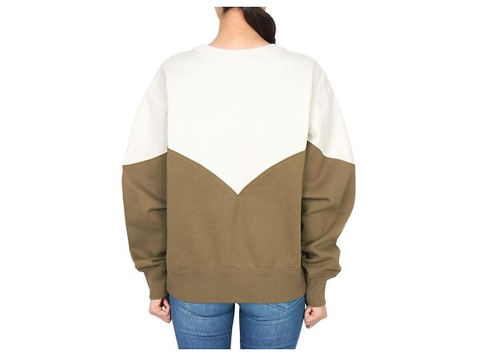 Isabel Marant Houston Fleece-Sweatshirt für Damen ECDK Braun - Ansicht 3
