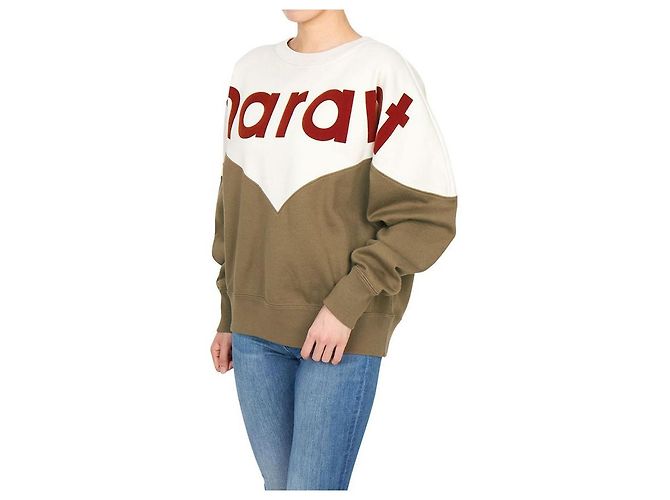 Isabel Marant Houston Fleece-Sweatshirt für Damen ECDK Braun - Ansicht 4
