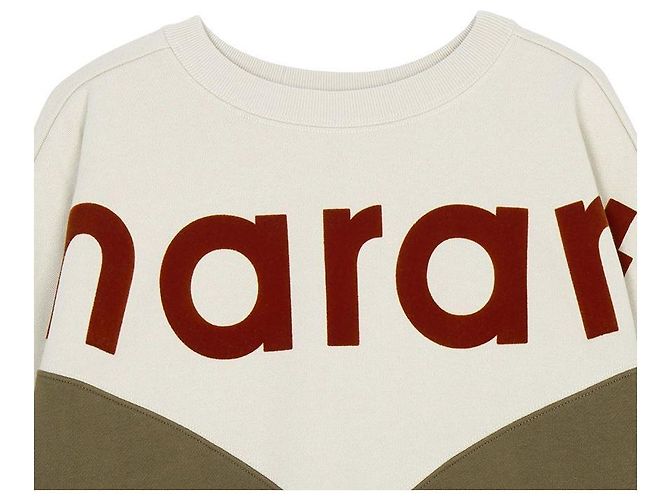 Isabel Marant Houston Fleece-Sweatshirt für Damen ECDK Braun - Ansicht 7