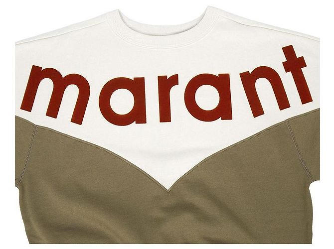 Isabel Marant Houston Fleece-Sweatshirt für Damen ECDK Braun - Ansicht 8