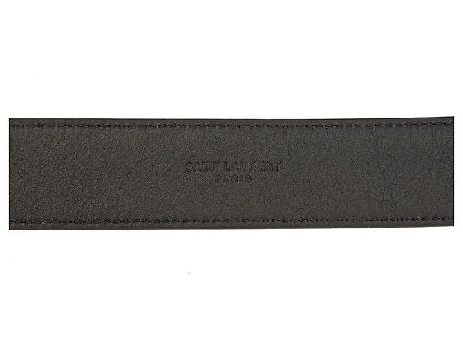 Saint Laurent Cintura Monogram da uomo Nero - vista 7