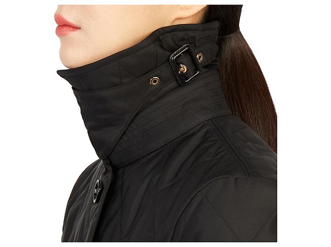 Burberry Jaqueta acolchoada com padrão de diamante para mulher FERNLEIGH Preto - vista 12