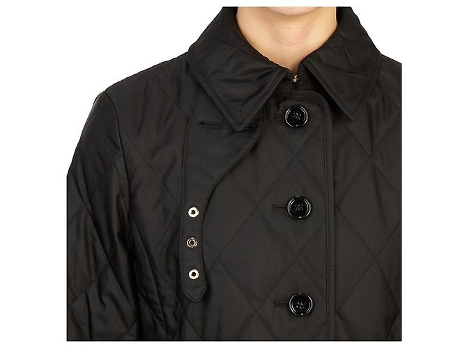 Burberry Jaqueta acolchoada com padrão de diamante para mulher FERNLEIGH Preto - vista 14