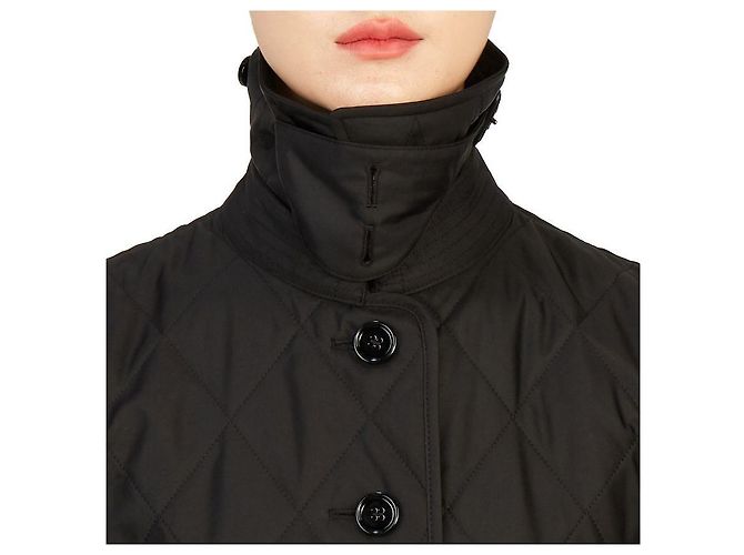 Burberry Jaqueta acolchoada com padrão de diamante para mulher FERNLEIGH Preto - vista 8