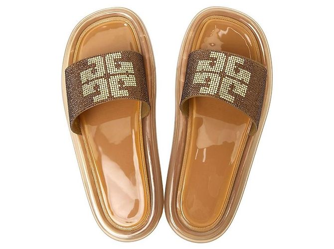 Tory Burch Crystal Bubble Jelly Slipper Orange - Ansicht 3