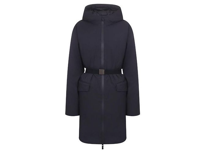 Burberry Abrigo de nylon de longitud media con capucha Negro - vista 5
