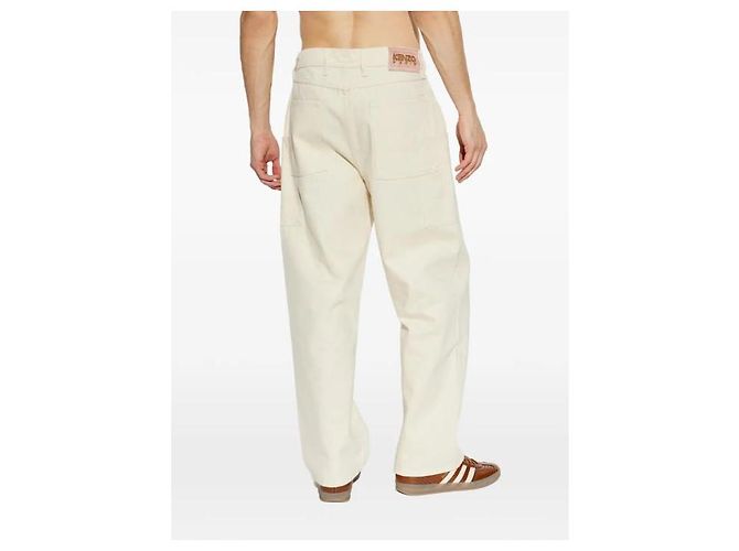 Kenzo Jeans cargo Monkey Fit in denim giapponese Blu - vista 7