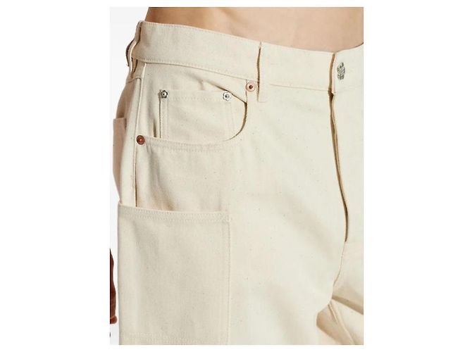 Kenzo Jeans cargo Monkey Fit in denim giapponese Blu - vista 8