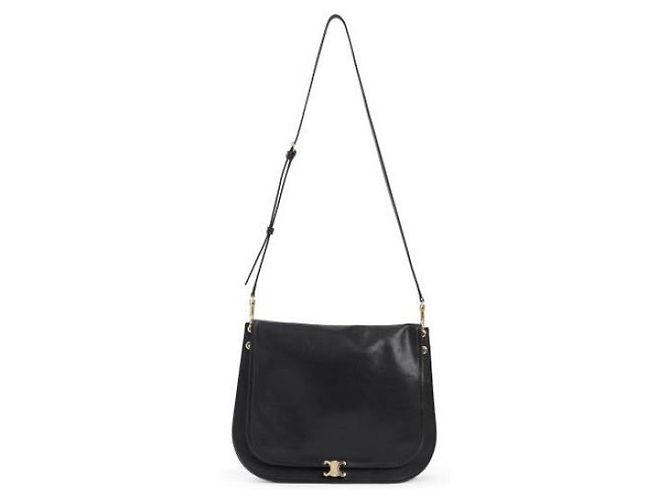 Céline BORSACE Soft TRIOMPHE in agnello lucido morbido Nero - vista 5