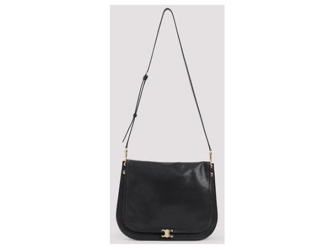 Céline BORSACE Soft TRIOMPHE in agnello lucido morbido Nero - vista 6