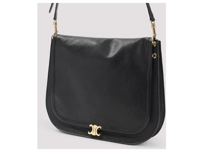 Céline BORSACE Soft TRIOMPHE in agnello lucido morbido Nero - vista 8