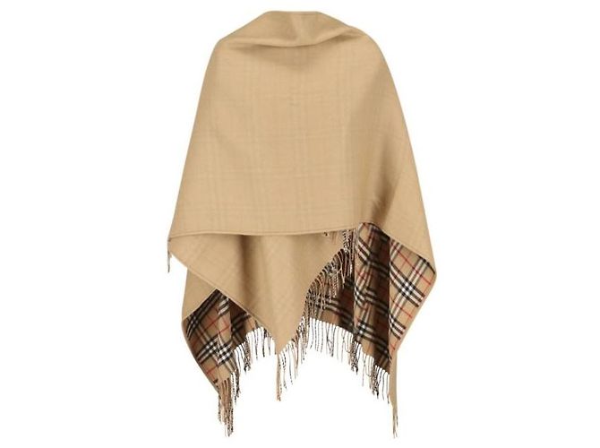 Burberry Capa de lana a cuadros reversible - vista 4
