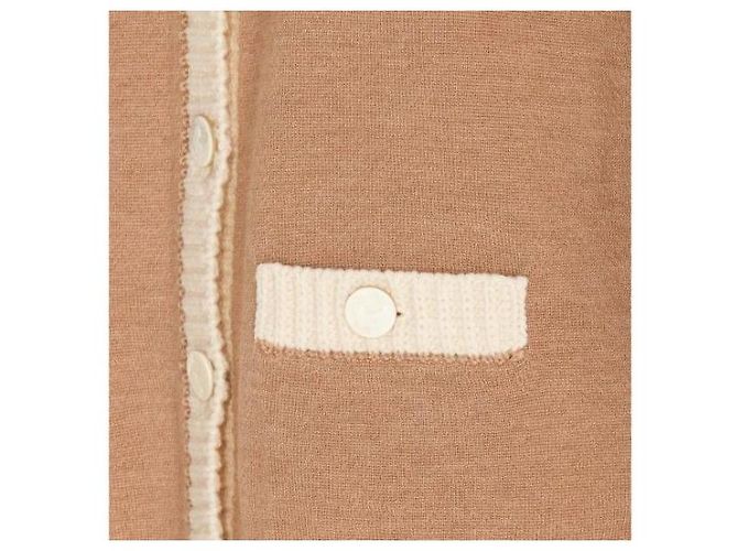 Tory Burch Cardigan Kendra com acabamento em lã grossa - vista 6