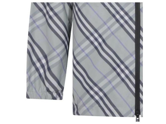Burberry Leichte Check-Jacke Grün - Ansicht 10