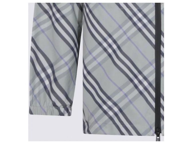 Burberry Leichte Check-Jacke Grün - Ansicht 11
