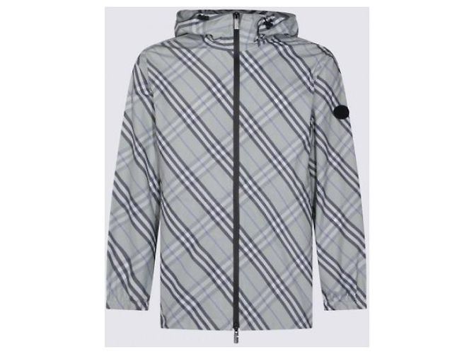 Burberry Leichte Check-Jacke Grün - Ansicht 5