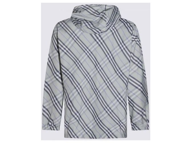 Burberry Leichte Check-Jacke Grün - Ansicht 7