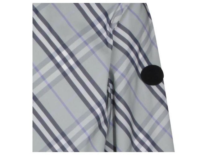 Burberry Leichte Check-Jacke Grün - Ansicht 8