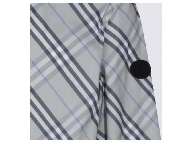 Burberry Leichte Check-Jacke Grün - Ansicht 9