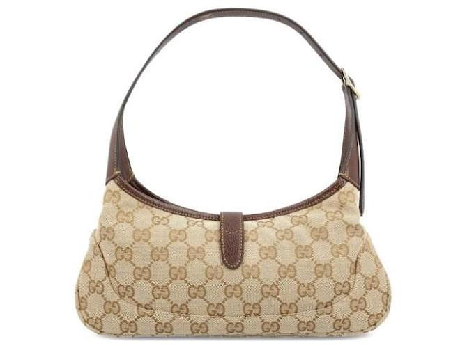 Gucci Borsa a Spalla Jackie Slim Medium Marrone - vista 7