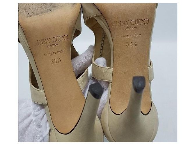 Jimmy Choo Décolleté in nubuck scamosciato beige da donna Marrone - vista 2