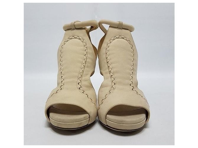 Jimmy Choo Décolleté in nubuck scamosciato beige da donna Marrone - vista 3