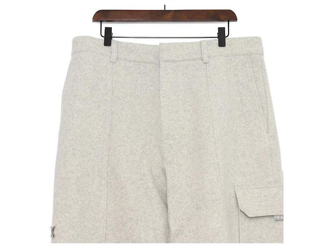 Louis Vuitton Wool Cargo Pants for Men Brown - view 2