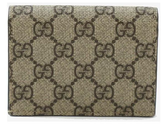 Gucci Portacarte GG Marmont Beige Marrone - vista 3