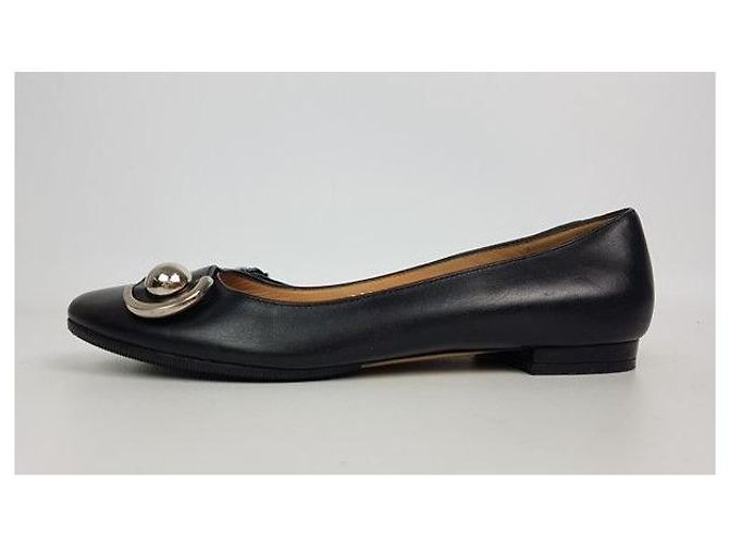 Salvatore Ferragamo Ballerine in pelle nera - vista 3