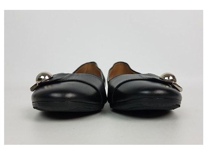 Salvatore Ferragamo Ballerine in pelle nera - vista 4