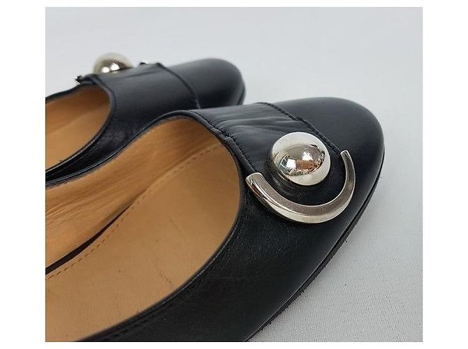 Salvatore Ferragamo Ballerine in pelle nera - vista 8