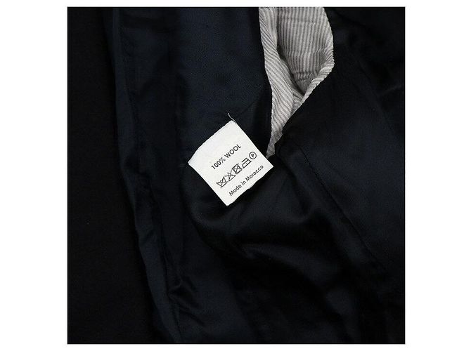 Dries Van Noten Black Wool Double Button Coat Jacket - view 6