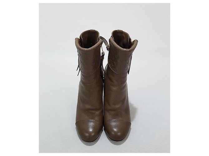 Louis Vuitton Botines Anfrent Castaño - vista 4