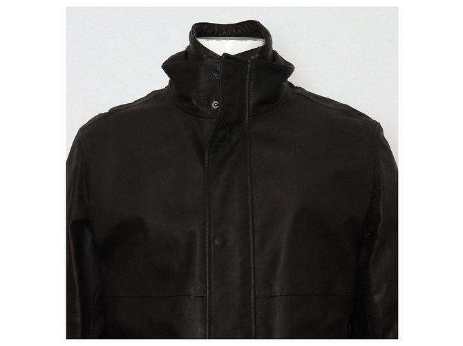 Fendi Black Leather Men's Jacket - view 2