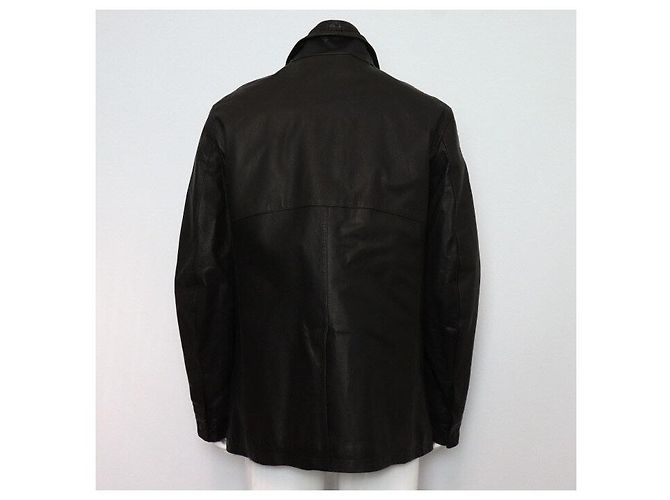 Fendi Black Leather Men's Jacket - view 4
