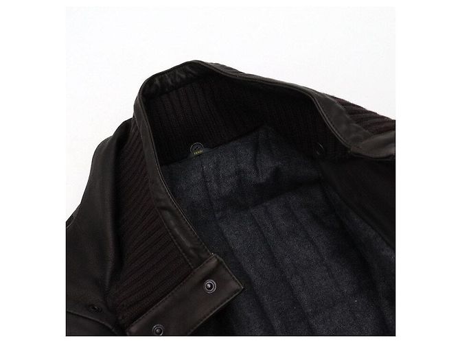 Fendi Black Leather Men's Jacket - view 5