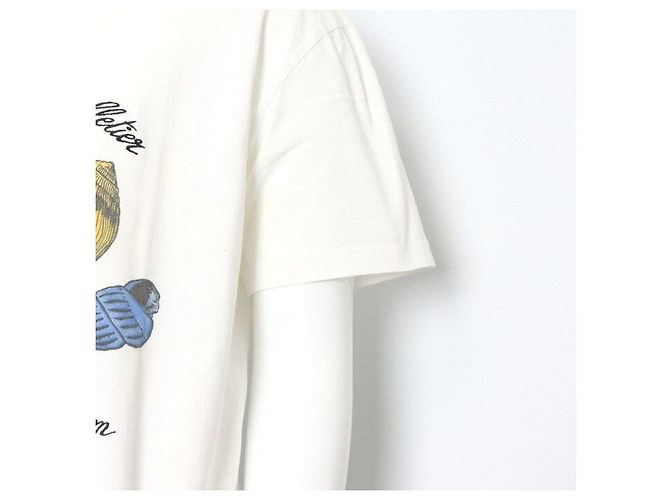 Louis Vuitton Weißes Baumwoll-T-Shirt mit Rundhalsausschnitt CONCH für Herren - Ansicht 3