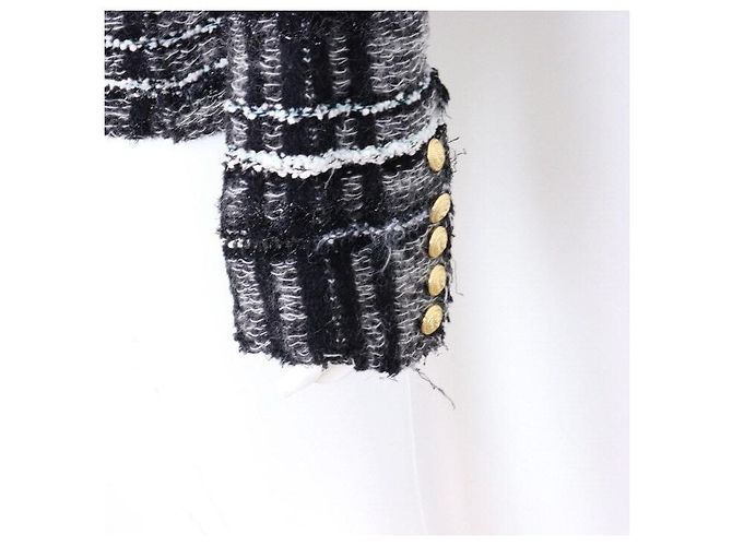Balmain Double Gold Button Tweed Women's Jacket - view 3