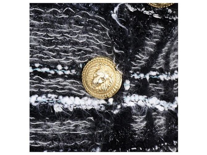 Balmain Double Gold Button Tweed Women's Jacket - view 5